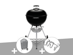 Barbecue à charbon  original kettle 57 cm + housse + support accessoires