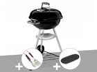 Barbecue  compact kettle 47 cm + kit ustensiles + plancha