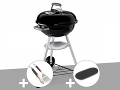 Barbecue  compact kettle 47 cm + kit ustensiles + plancha