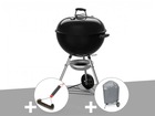 Barbecue à charbon  original kettle e-5710 57 cm + brosse + housse