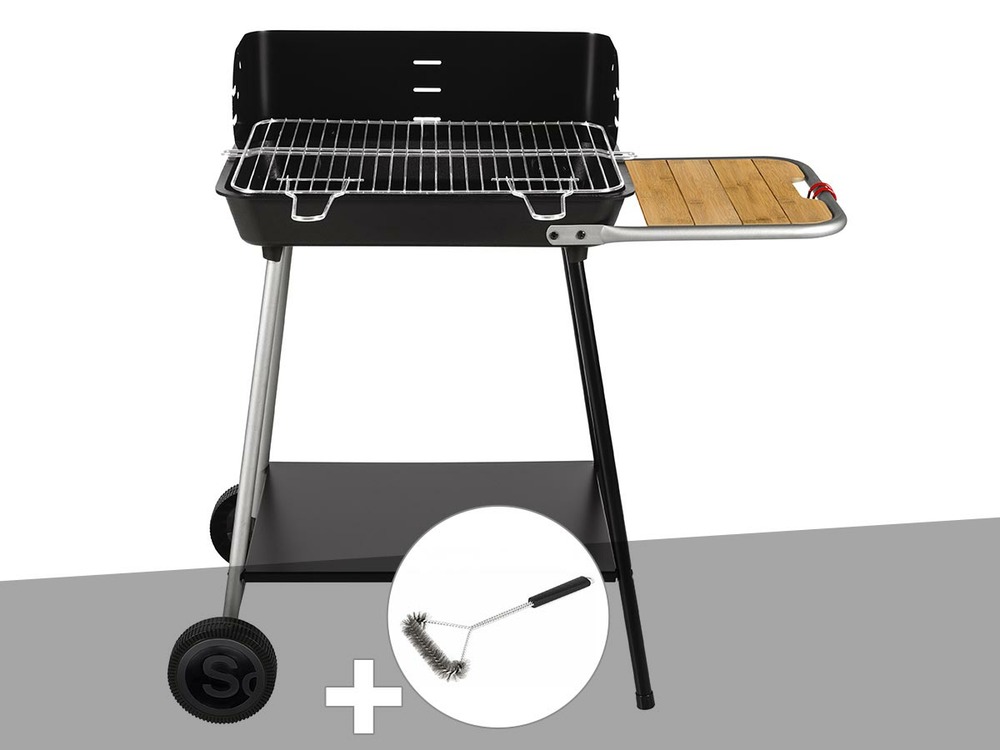 Barbecue charbon florence + brosse en t
