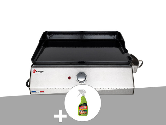 Plancha électrique telia + dégraissant plancha