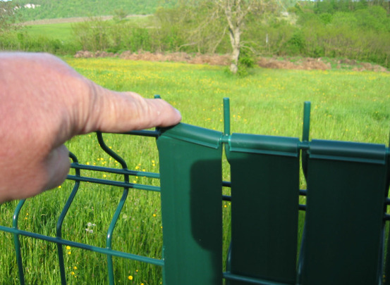 100 clips pour lanière largeur 43 mm - blanc