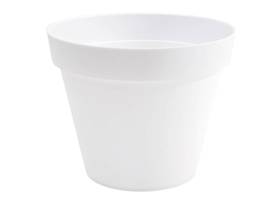 Pot de fleur rond ø 48 x 40 cm - 43 l - blanc