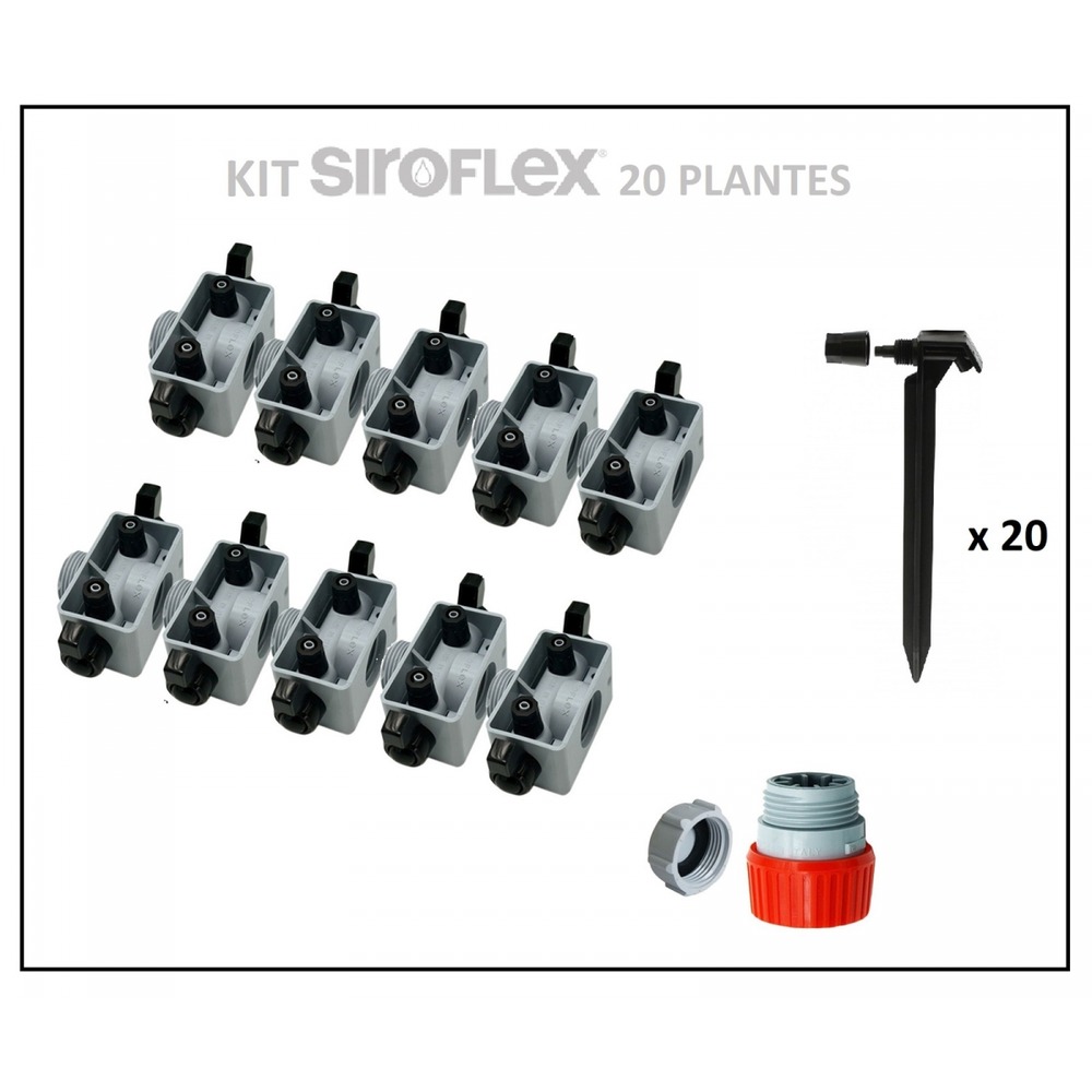 Kit irrigation 20 plantes