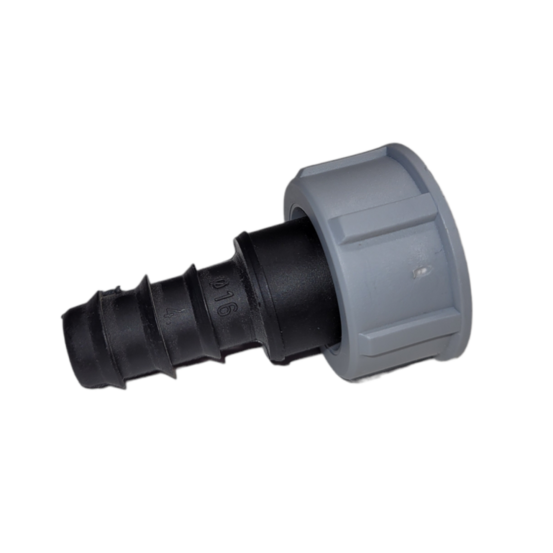 Raccord départ cannelé 16 mm - ecrou tournant 3/4 pouce