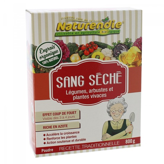 Sang seche en poudre 800gr