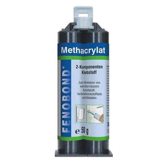 Colle méthacrylate 2k, colle bi-composant, colle structurale, 50 ml incl. Mischdüse