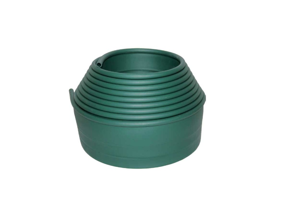 Bordure de jardin vert en polyéthylène smart - h.10 cm x l.6 m
