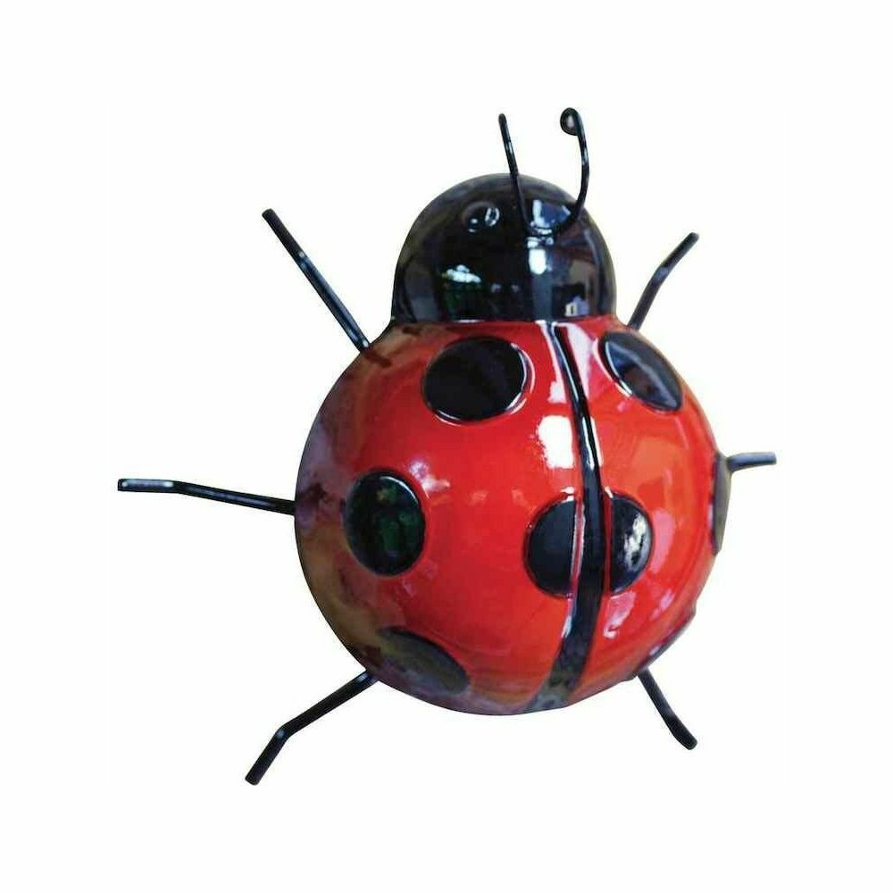 Coccinelle d corative en m tal 8 x 7 x 4 5 cm Truffaut