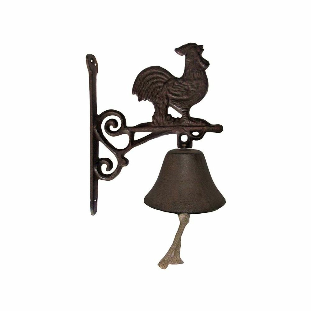 Cloche carillon fonte Coq 19 x 10 x 17 cm La Grande Prairie