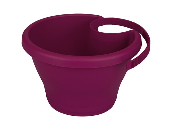 Pot de fleurs corsica pour gouttière 24 cm cerise