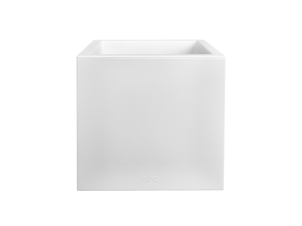 Bac à fleurs - blanc ø 30 x 29 cm - 100% recyclé