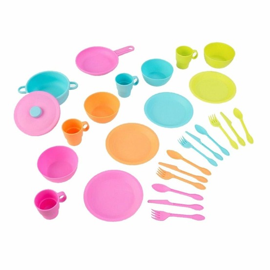 Batterie de cuisine enfant 27 pièces vaisselle et ustensiles