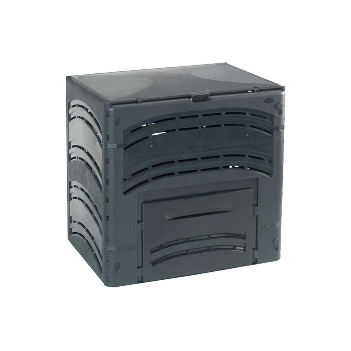 Composteur De Jardin 280 L – Bac à Compost écologique, Montage Facile, Design Bois – 100 X 60 X 60 Cm