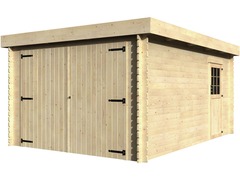 Garage bois "galan" - 15.28 m² - 3.26 x 4.78 x 2.24 m - 28 mm