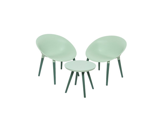 Salon de jardin en plastique marbella vert