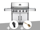 Barbecue à gaz  rogue xt 625 sib + gant résistant à la chaleur + brosse à grill