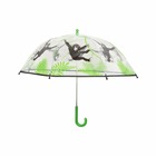 Parapluie transparent singe pour enfant