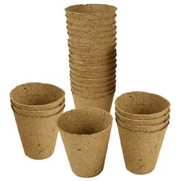 5 pots ronds en tourbe 17.1x15.2cm - VG Garden 5 pots ronds en tourbe 17.1x15.2cm - VG Garden