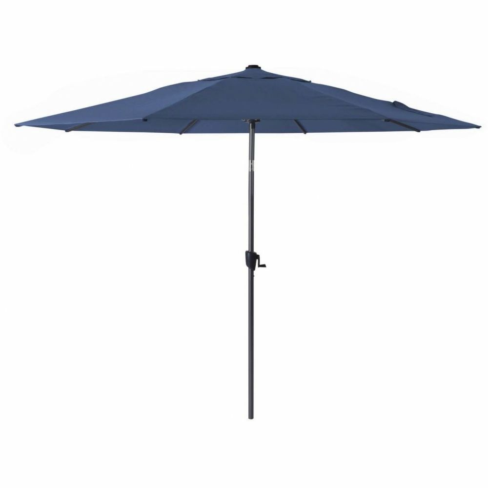 Grand parasol aluminium 3.5 m roseau Truffaut