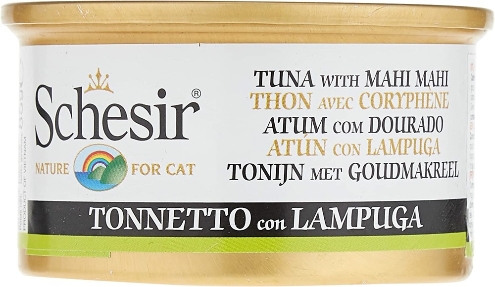Pâtée en boîte chat 0.085kg thon coryphene 85g