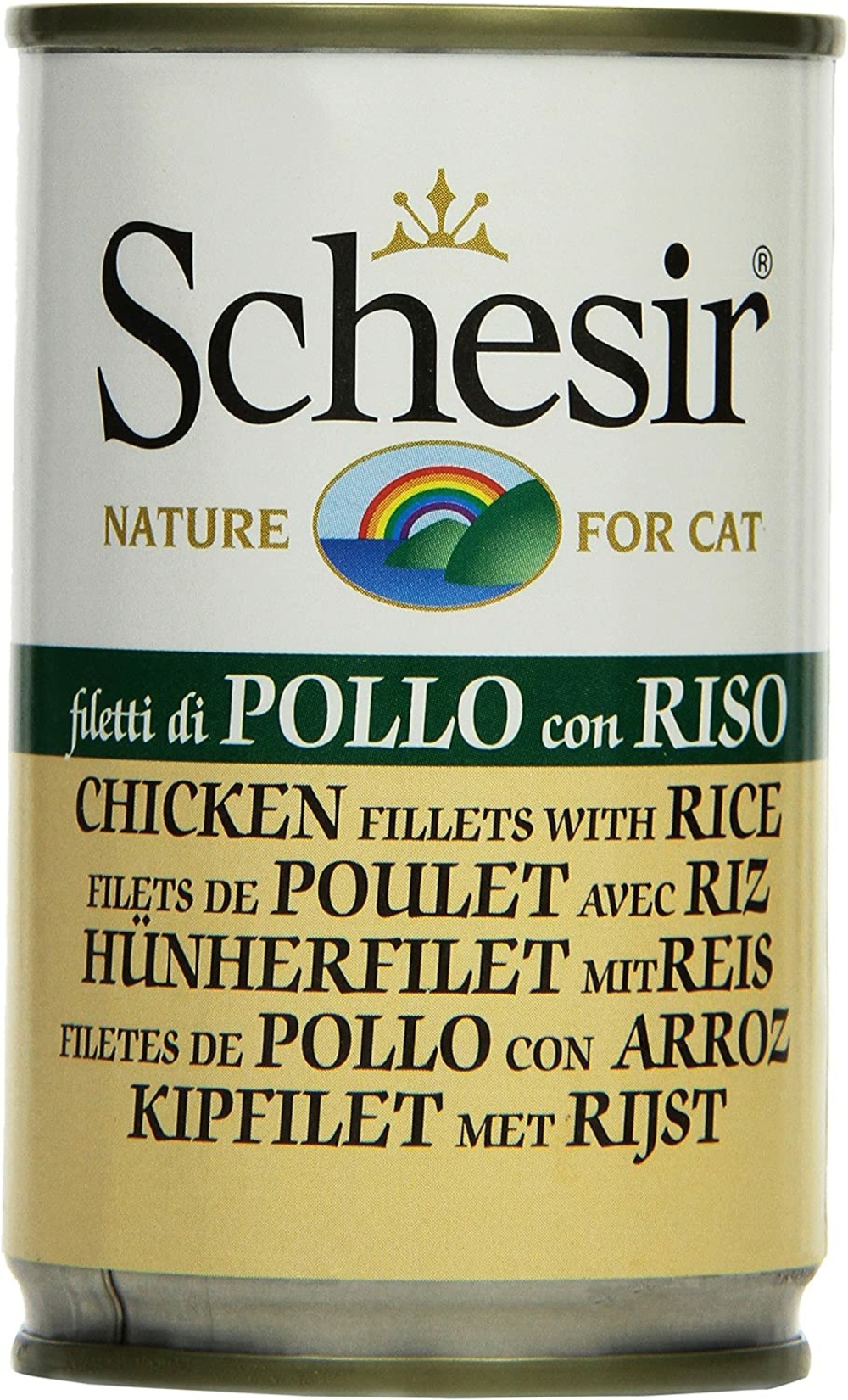 Pâtée en boîte chat 0.14kg poulet riz 140g