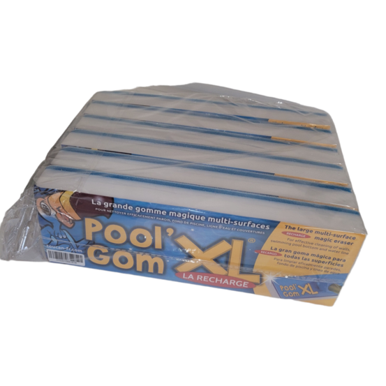 Lot de 6 recharges pour tête de balais - pool gom xl