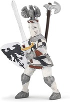 Figurine chevalier blanc au cimier