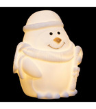 Sujet de noël lumineux personnage led blanc chaud