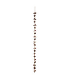 Guirlande de noël en rondins et perles de bois l 150 cm
