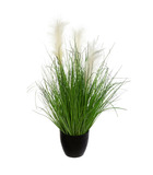 Plante artificielle ​​​​​​​bouquet d' herbes dans un pot h 70 cm​​​​​​​​​​​​​​