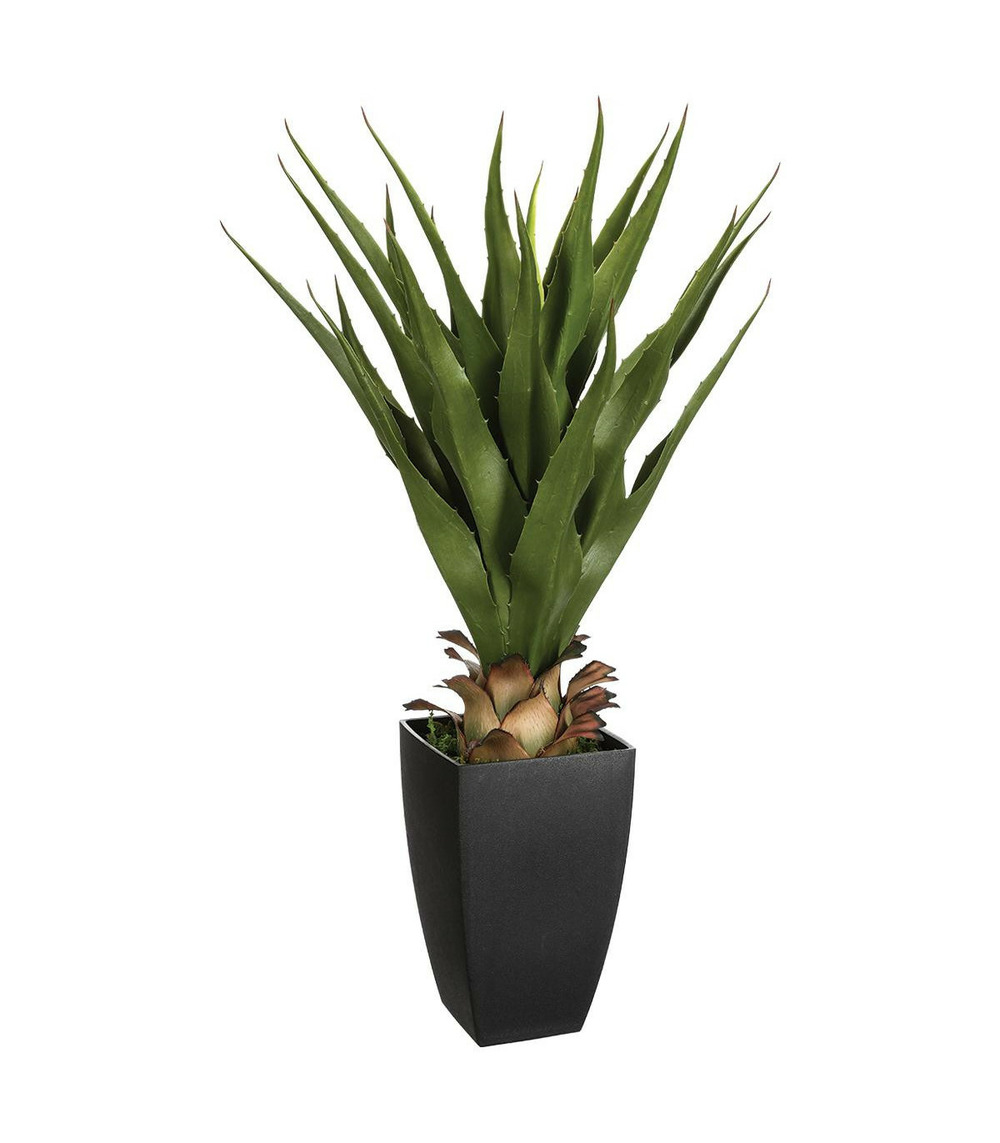 Plante artificielle palmier en pot - vert H38cm - EPINE P