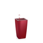 Pot de table mini-cubi - kit complet, rouge scarlet brillant 18 cm
