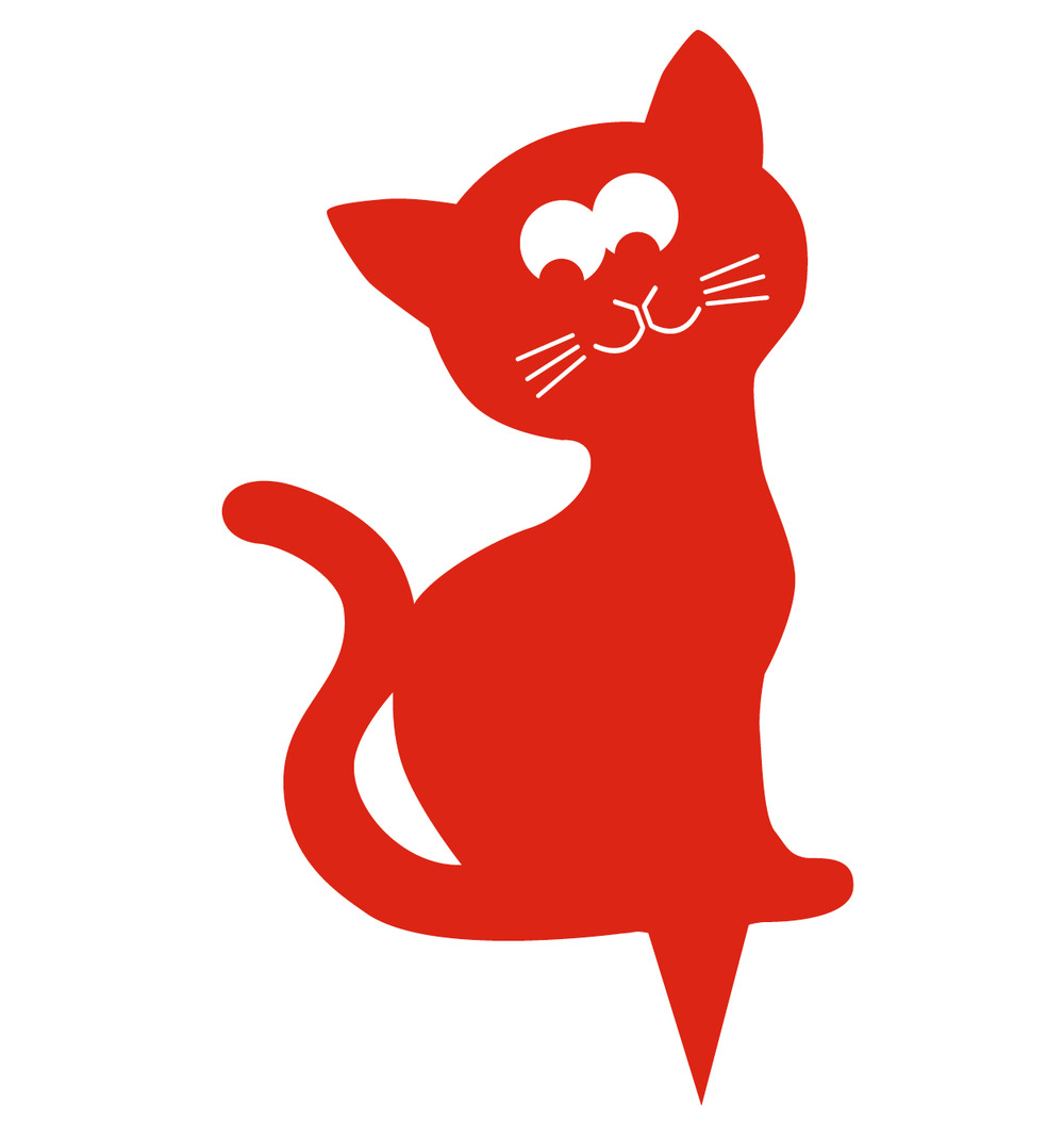 Figurine à piquer chat