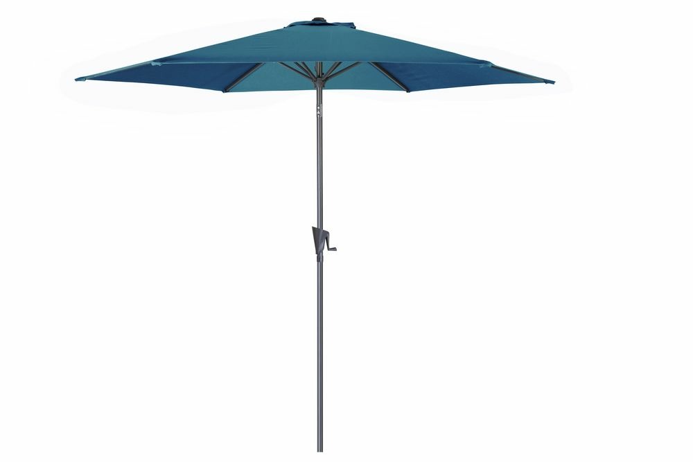 Parasol 300 manivelle tilt -grey/bleu
