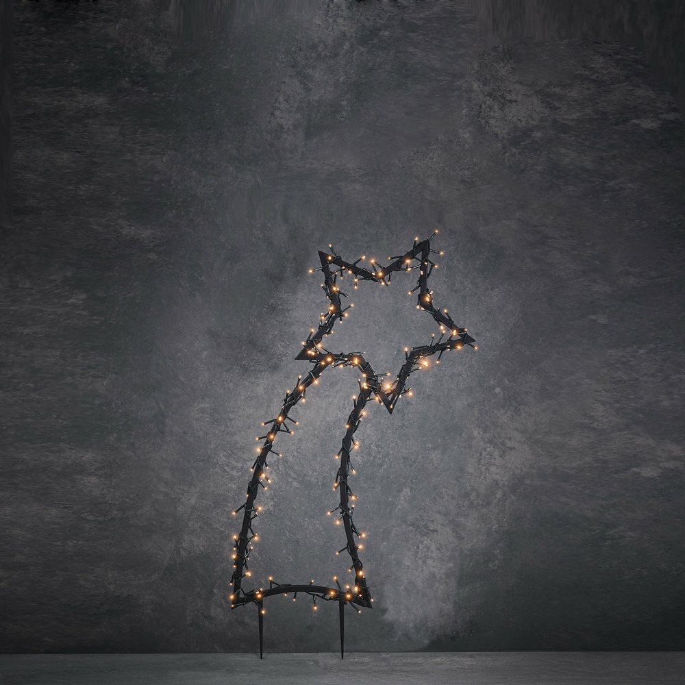 Luca lighting - fiche de jardin led étoile h77