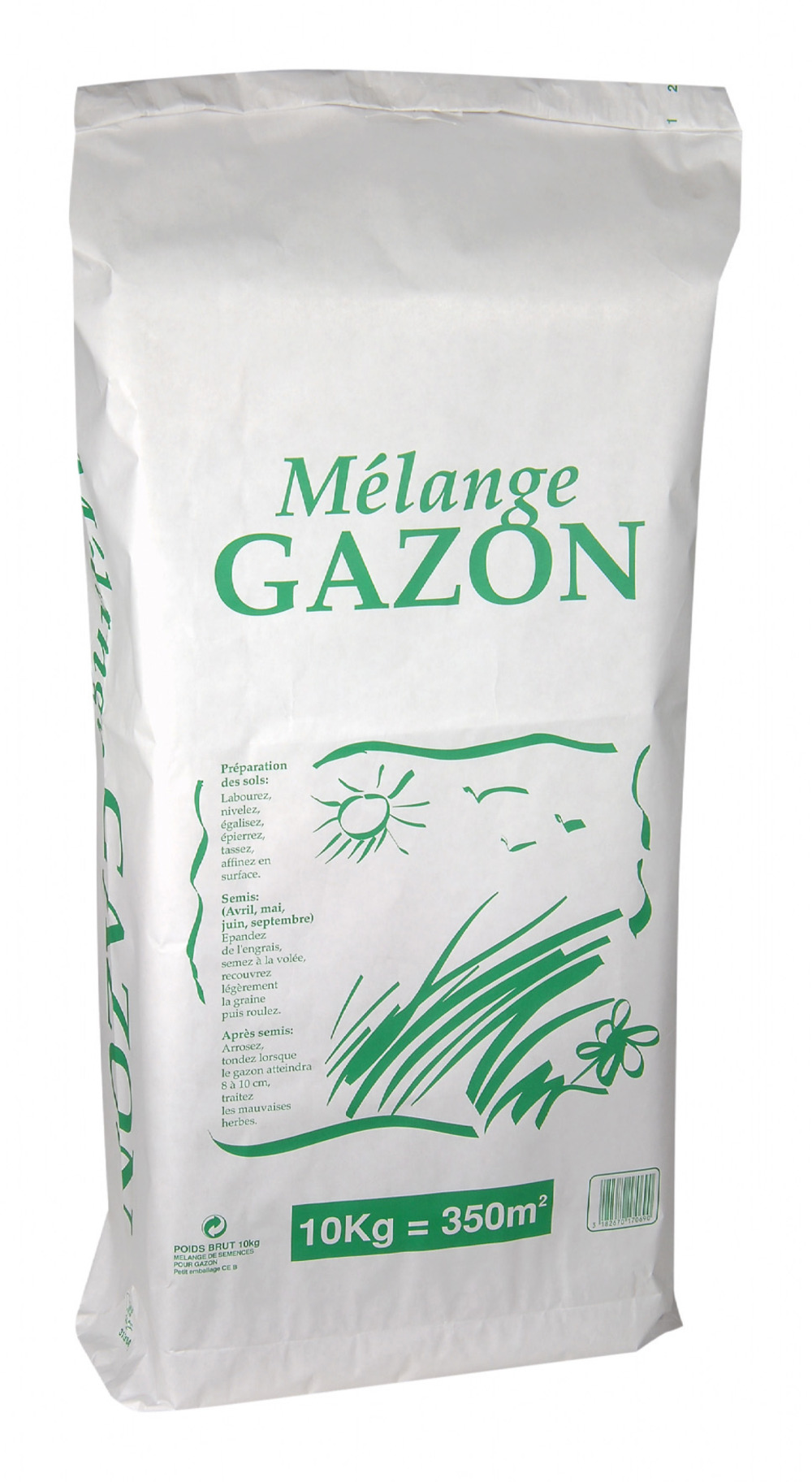Gazon universel, 10 kg, 350 m²