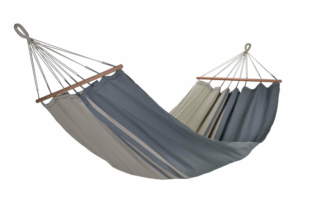 Hamac graphik anthracite taupe certifié fsc® 100%