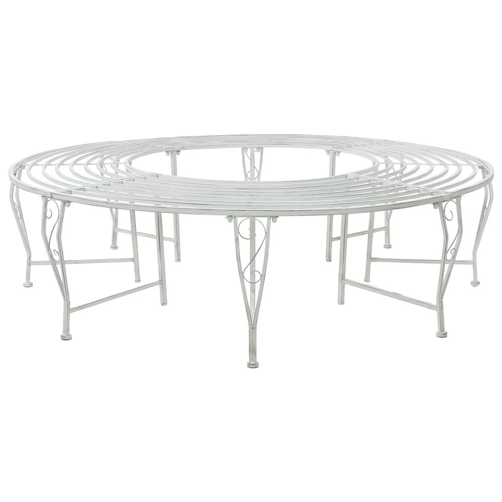 Banc d'arbre 8-nombre de places ø 160 x 44 cm acier