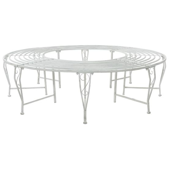 Banc d'arbre 8-nombre de places ø 160 x 44 cm acier