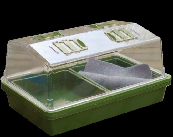 Mini serre chauffante pour semis