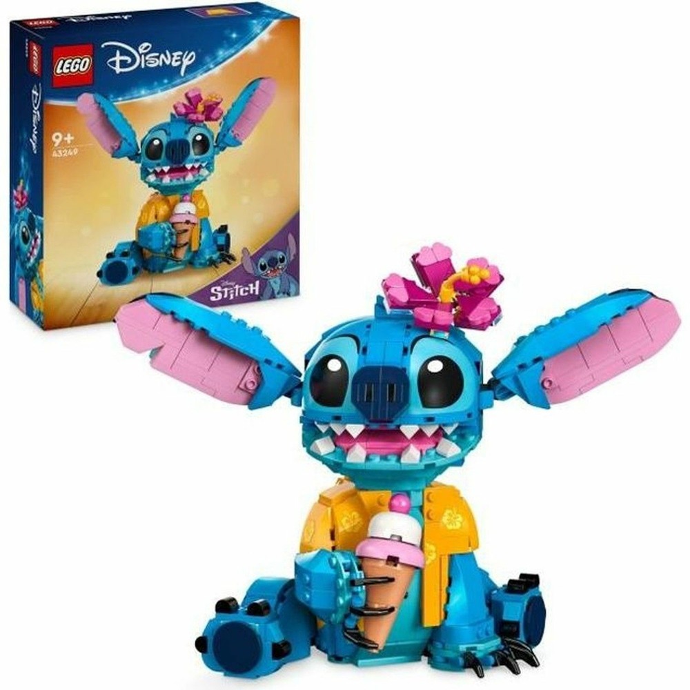 Lego stitch, jeu de construction pour enfants, cornet de glace et figurine