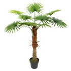 Palmier artificiel 1 tronc