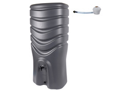 Récupérateur d'eau de pluie 350 l recup'o + kit collecteur - coloris anthracite