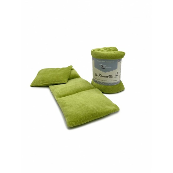 Bouillotte sèche bio - vert mousse