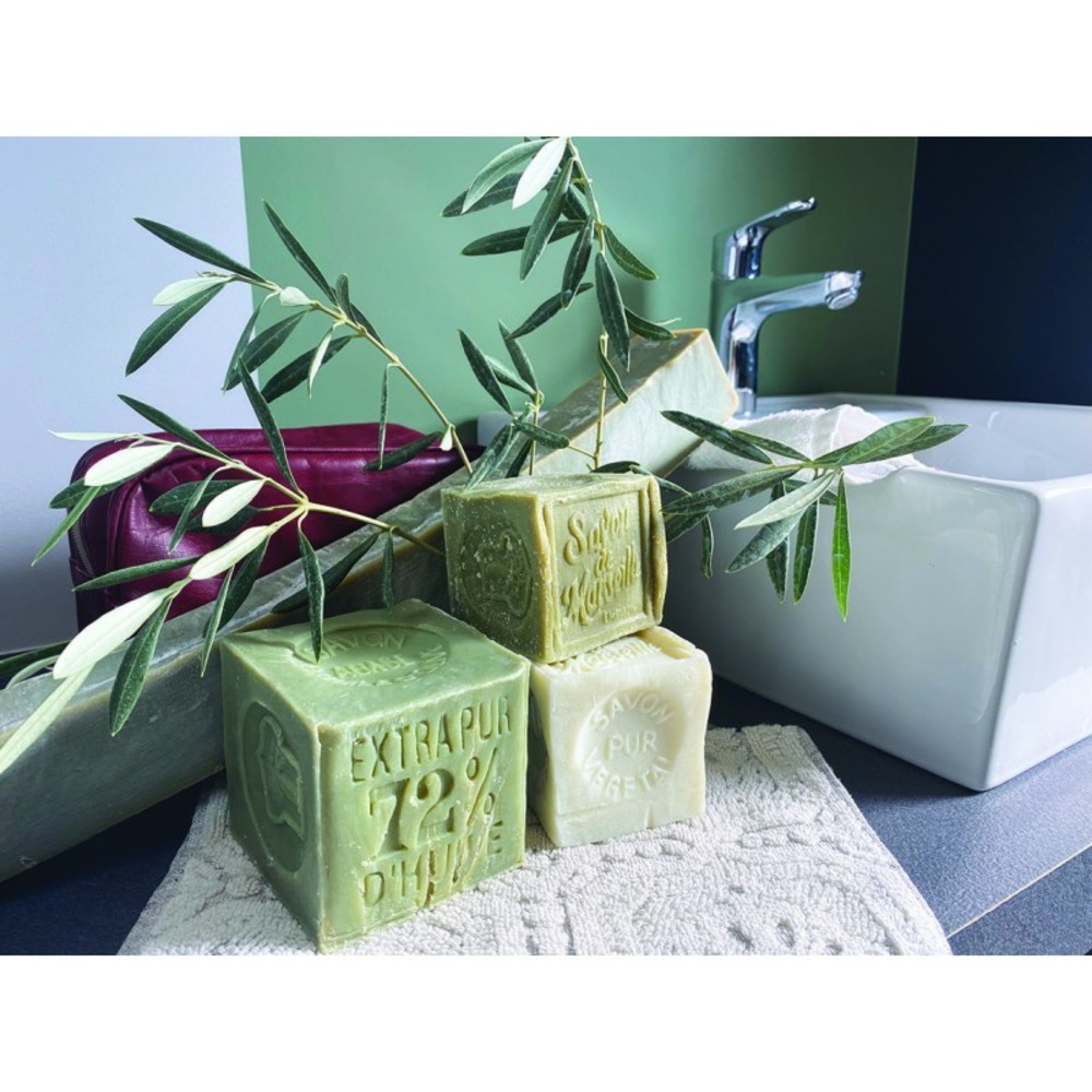 Savon de marseille vert (600gr)