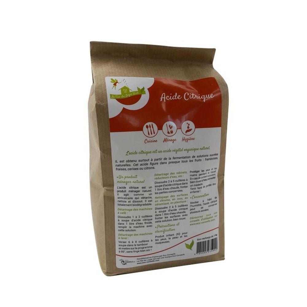 Acide citrique en sac de 25kg