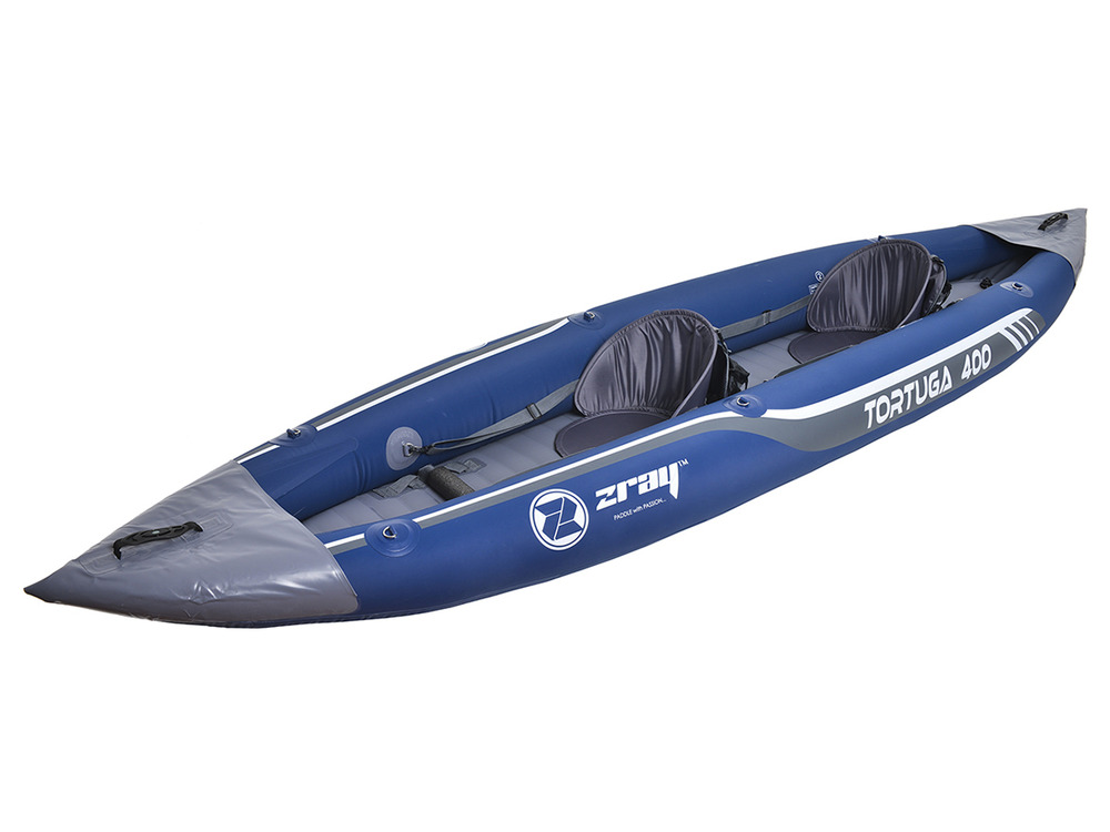 Kit kayak gonflable 2 places tortuga avec rames et gonfleur