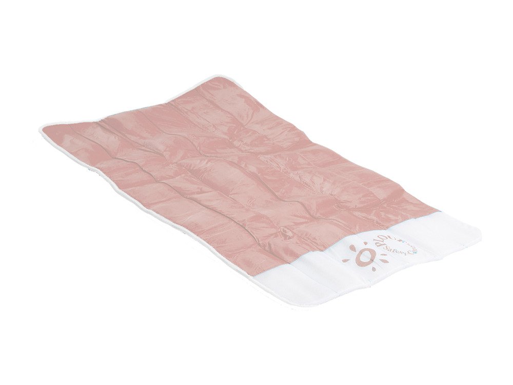 Matelas flottant 2 en 1 rose